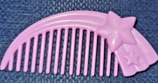 Vintage My Little Pony G1 MLP Accessory  Lilac Star Comb Pick