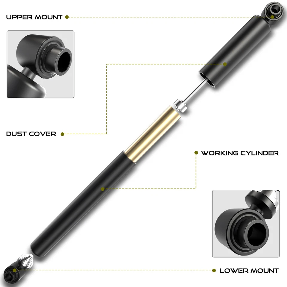 2x Shock Absorber for Acura SLX 1996-1999 Isuzu Trooper 92-02 VehiCROSS Front - Image 2 of 4