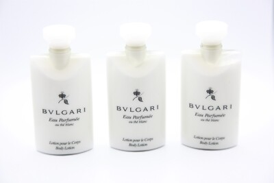 #ad BVLGARI au thé Blanc White Tea Body Lotion 2.5 Fl oz 75mL Pack Of 6 NEW $49.99