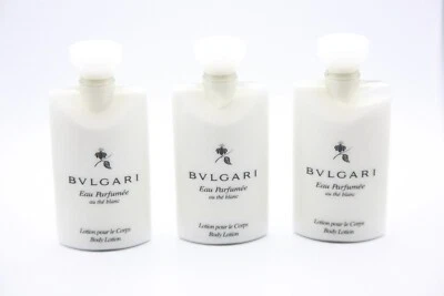 BVLGARI au thé Blanc (White Tea) Body Lotion - 2.5 Fl oz / 75mL Pack Of 6 NEW