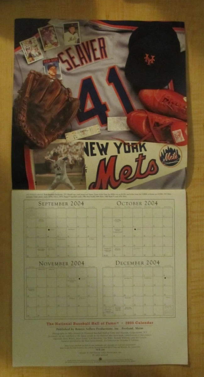 2005 National Baseball Hall of Fame 16 Month Wall Calendar | eBay
