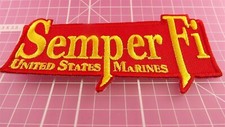 UNITED STATES MARINE CORPS USMC "SEMPER FI" BRAND NEW 4" IRON-ON PATCH