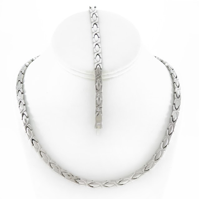 Hugs And Kisses Bracelet In Fine Bracelets Without Stones Hugs And Kisses Stainless Steel Stampato Necklace And Bracelet Set Two Stainless Steel Multi-Tone Gold Plated Fashion Bracelets - Foto 2