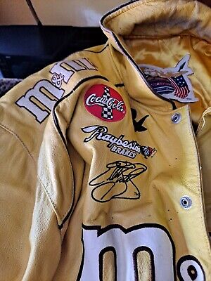 Jeff Hamilton Leather M&Ms Racing Jacket sz L | eBay Jeff Hamilton Leather M&Ms Racing Jacket sz L | eBay