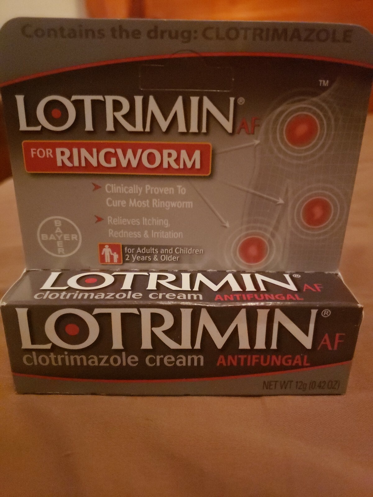 Brand New!! Lotrimin AF Antifungal Cream for Ringworm 0.42 oz