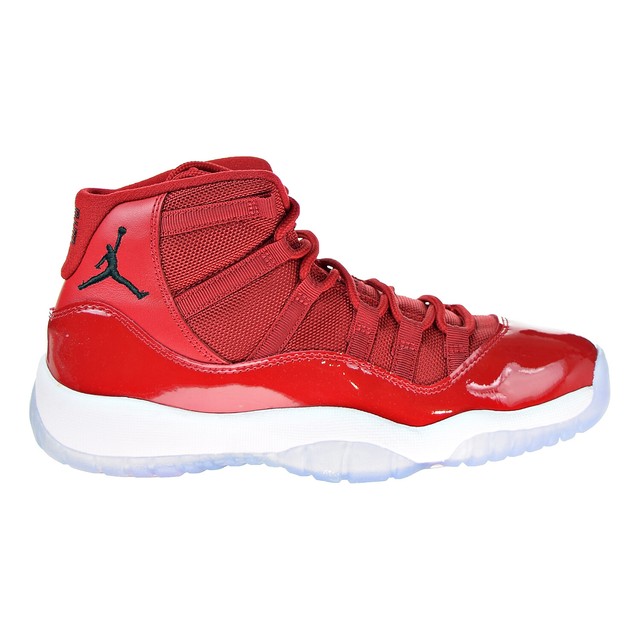 Air Jordan 11 Retro Big Kids Basketball Shoes Gym Red Black White