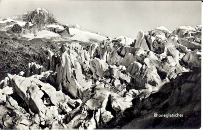Rhonegletscher - Rhonegletscher - Echtfoto - unbespielt 50er Jahre - Süssli-Jenny