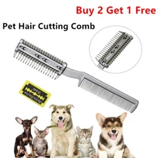 2 In 1 Razor Comb Hair Shaper for pet Hair Cutting dog cat Cutting Thinning