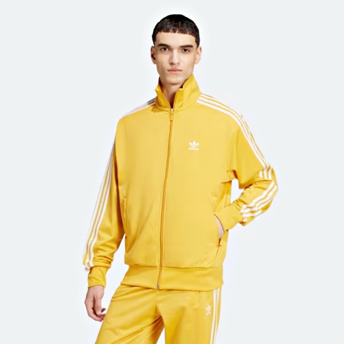 ADIDAS Men's ADICOLOR FIREBIRD TRACKTOP JACKET IY8736 Yellow