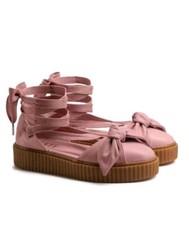 $140 Fenty Puma By Rihanna Women Bow Creeper Sandal Pink (365794-01) Sz 8