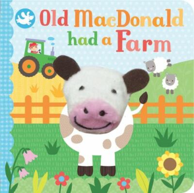 Old MacDonald Had a Farm Finger Puppet Board Book Nursery Rhyme, Ages 1-4 by , G