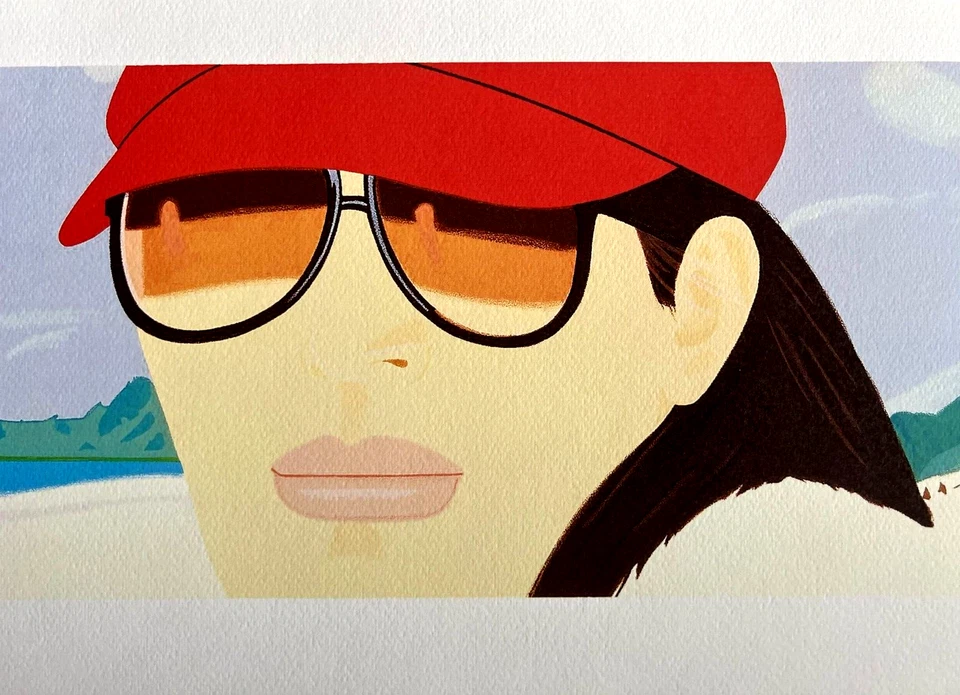 Litografía Alex Katz Certificado de Autenticidad Original Firmado Op Numerado Lápiz Certificado 180 Foto 3 de 4