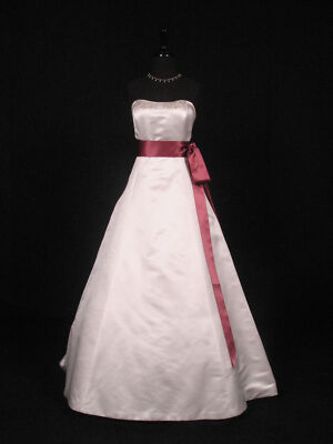 pink wedding dress sash LORYN Shocking Pink Vintage Inspired Bridal Sash | Shabby Chiffon Flower Wedding Dress Sash | Belt Ribbon Bridesmaids