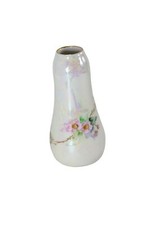 Czechoslovakia Iridescent Bud Vase Floral 1933 Czech 66407 Order Eastern Star PA