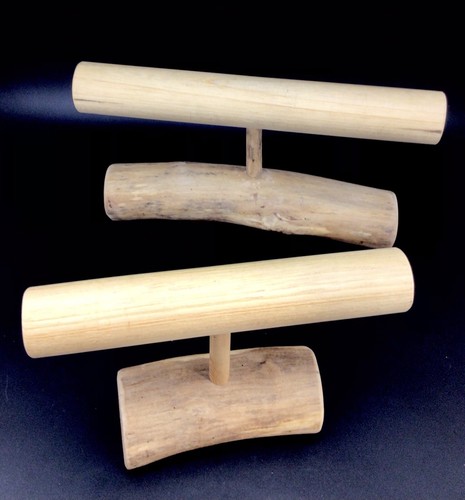 Bracelet Watch Jewelry Display Holder Handcrafted Natural Wood Wooden