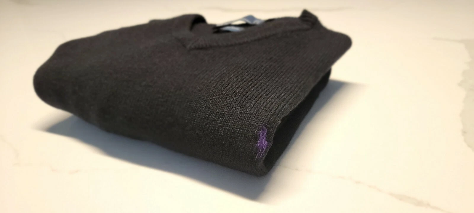 Polo Ralph Lauren Lambs Wool Pullover Sweater Black large