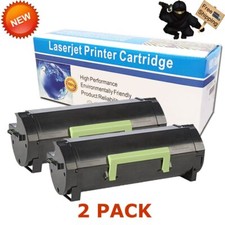 2x 56F1X00 Toner For Lexmark MS421 MS521 MS621 MS622 MX421 MX521 MX522 MX622 20K