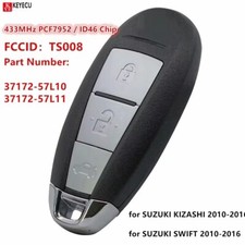 Smart Key Keyless Remote Fob For Suzuki Swift Kizashi 2010 - 2016 433mhz - Ts008