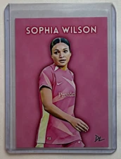 Sophia Wilson Limited Edition Artist Signed "Portland Thorns" Trading Card 3/10