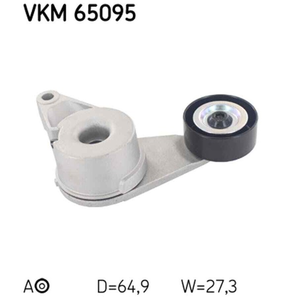 SKF Umlenkrolle, Keilrippenriemen VKM 65095-image