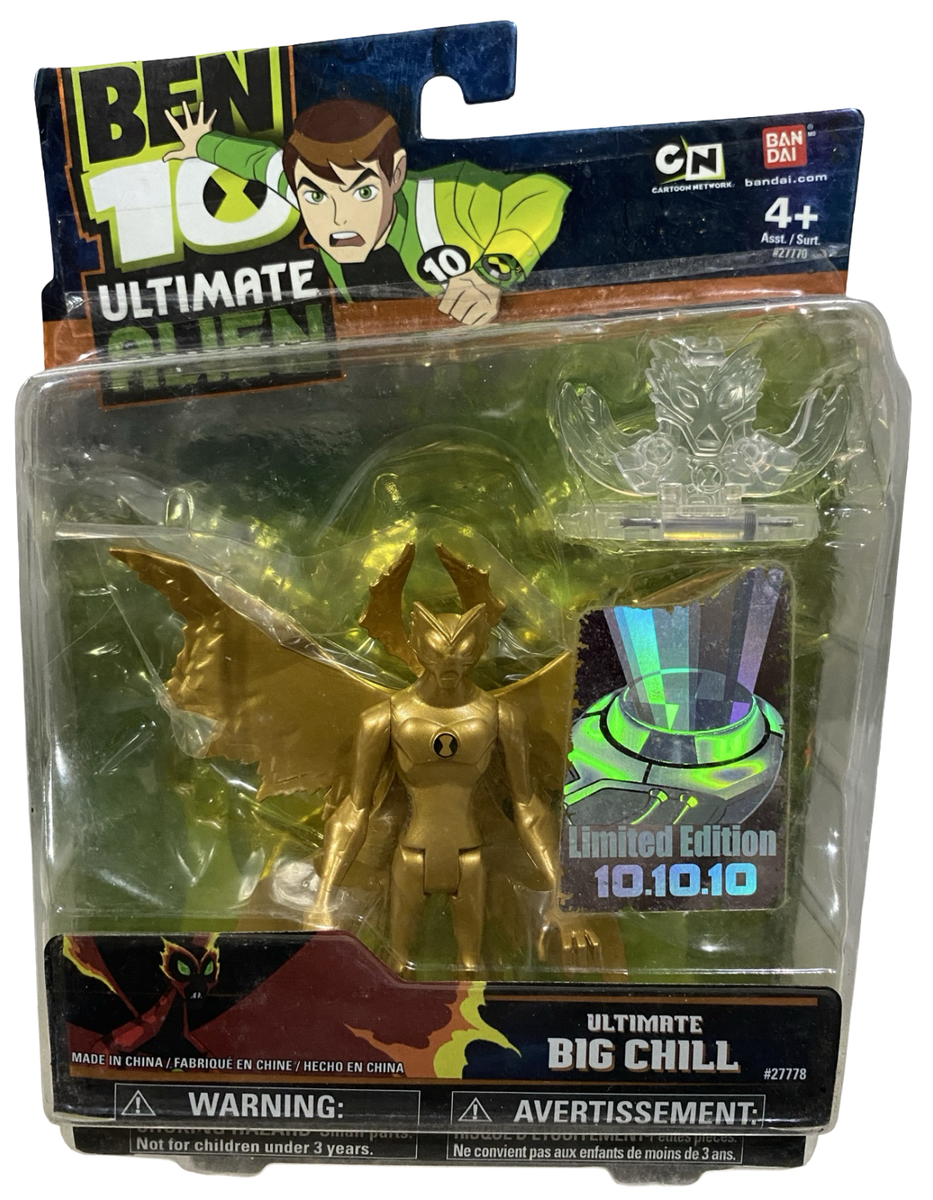 Ben 10 Ultimate Alien Big Chill Gold Limited Edition Action Figure