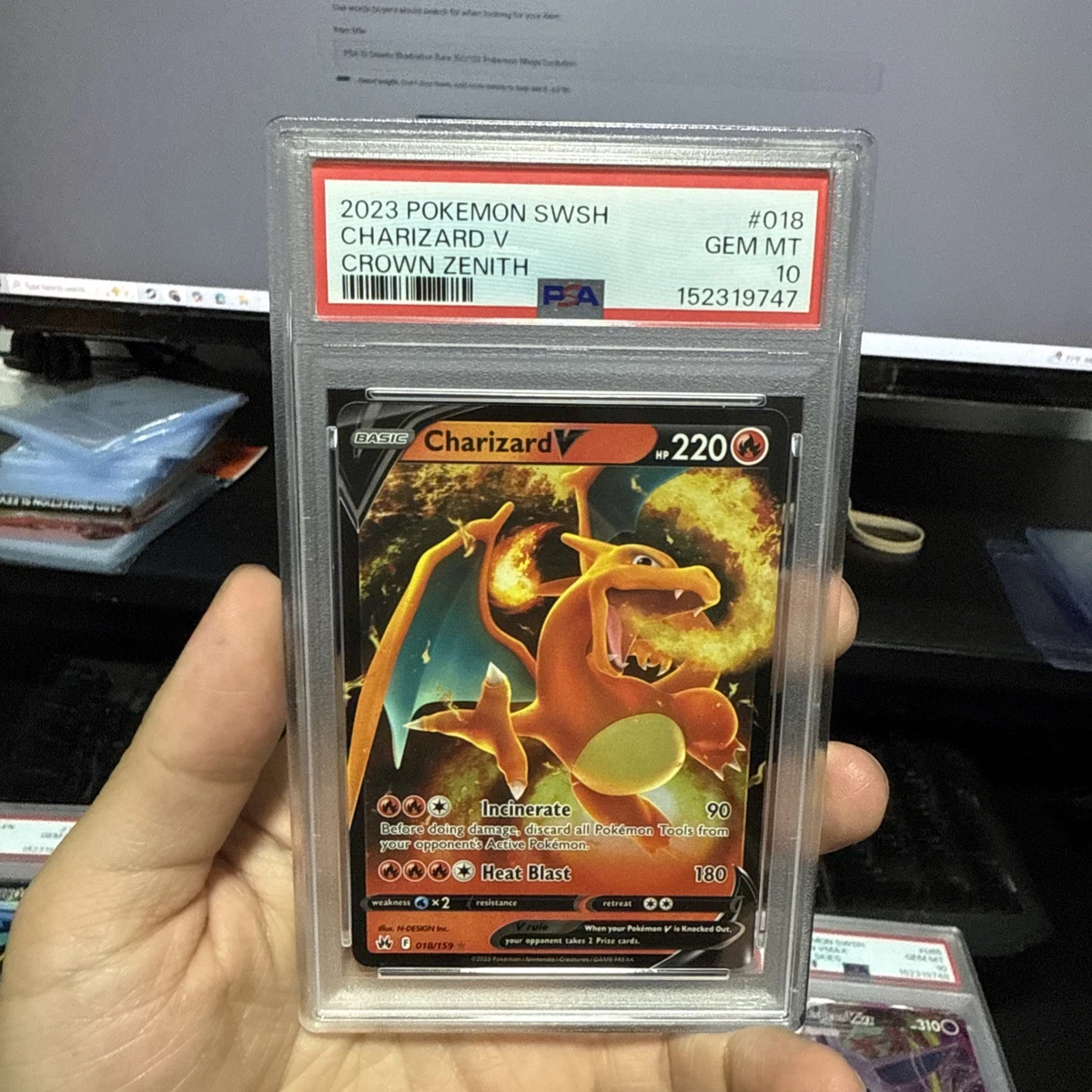 charizard v pokemon card price 2020 Pokmon Black Star Promos SWSH050 CGC 9.5 Gem Mint Oblivion Collectibles *This is a Single Trading Card* Pokemon - Charizard V 018/159