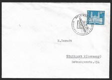 (BL) Swizerland 5-11-1961 Rocket mail cover Bellinzo