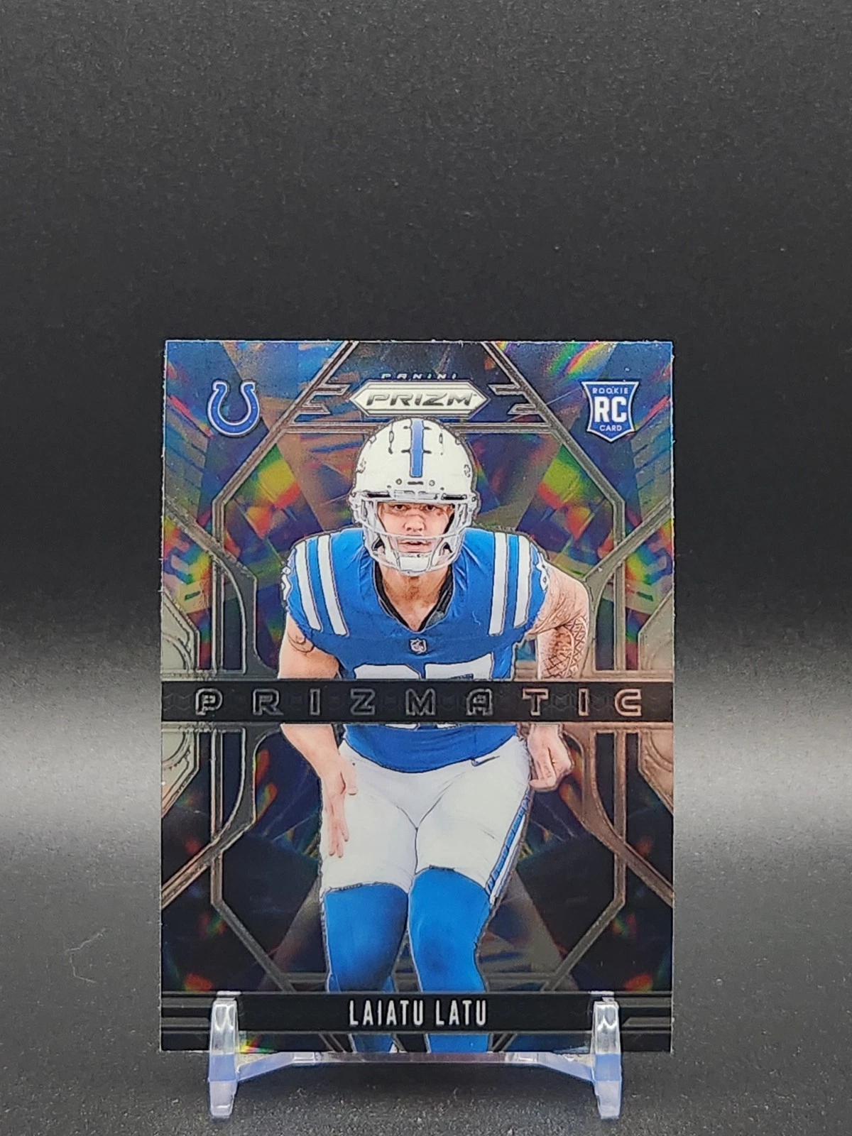 2024 Panini Prizm - #5 Prizmatic Laiatu Latu - Indianapolis Colts