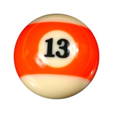 Empire USA 13 Pool Ball Replacement Billiards Ball,2-1/4"  13 single Ball 
