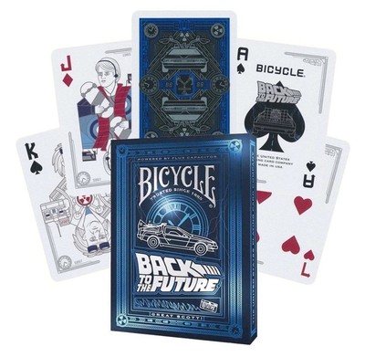 Back to the Future Bicycle Playing Cards Poker Size Deck Limited,New Sealed
