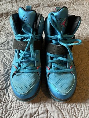 Nike Boys Jordan Flight 45 Blue High Top Lace-Up Basketball Sneaker Shoes Size 3
