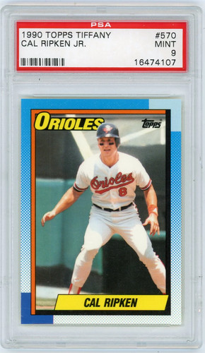 1990 Topps Tiffany Cal Ripken Jr. #570 card
