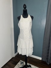 Nike Ruffle Tennis Dress Maria Sharapova Wimbledon Dri fit Women Large Rare