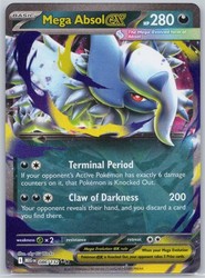 Mega Absol ex 086/132 Mega Evolution Double Rare Holo