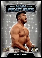 2022 Upper Deck AEW Max Caster #MF-7 Main Features Silver