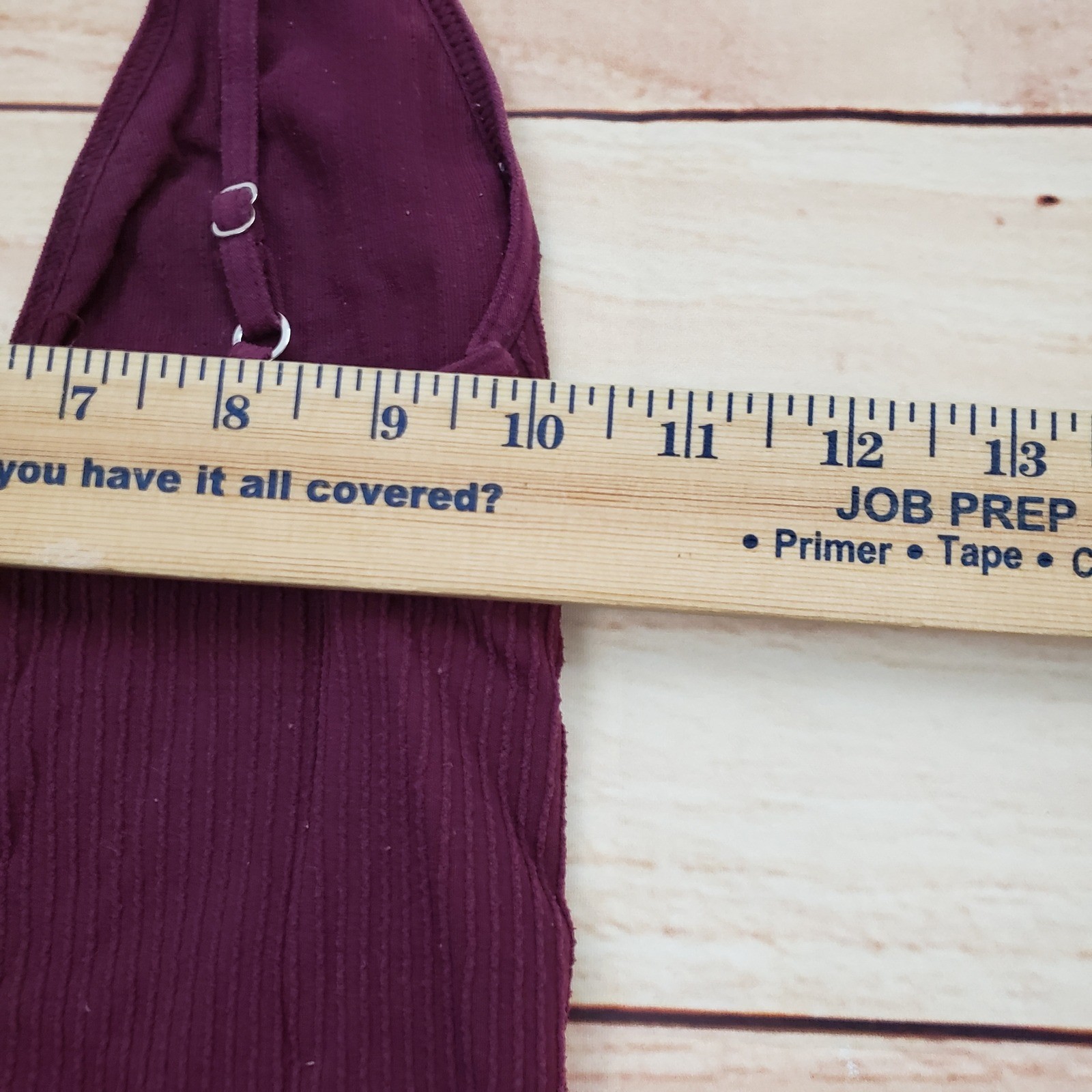 Intimately Free People Seamless Cami Tank Womens XS/S Purple Top Lace Up V-Neck