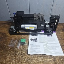 Air Suspension Compressor Pump with Valve Block & Relay Replacement for BMW 5E
