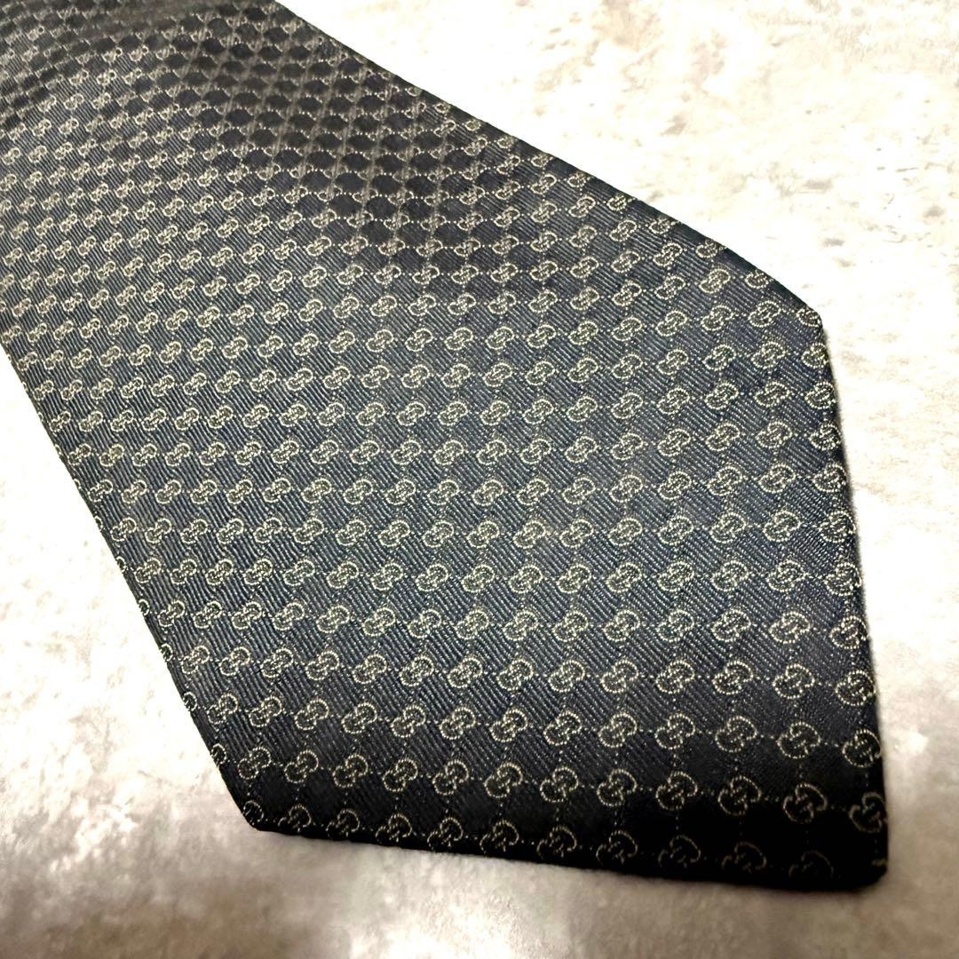 Mint Gucci interlocking GG pattern black tie Men'… - image 2