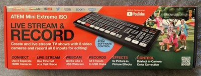Blackmagic Design ATEM Mini Extreme ISO Production Switcher -Used, Excellent