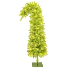 6Ft Whimsical Artificial Christmas Tree Holiday Decorations Grinchs Tree with...