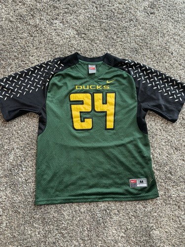 Oregon Ducks Football Youth Size Medium Jersey # 24 ๐