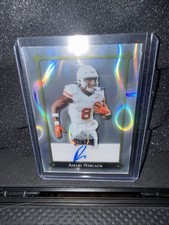 AMARI NIBLACK 2025 LEAF METAL FOOTBALL Silver PRISMATIC #/15 Texas