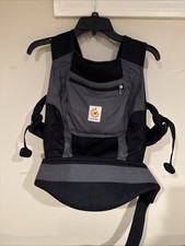 Ergobaby Performance Baby Carrier Black and Gray Adjustable 12-45 Pounds 