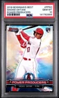 SHOHEI OHTANI ANGELS DODGERS MVP 2018 BOWMAN'S BEST POWER PRODUCER ROOKIE PSA 10