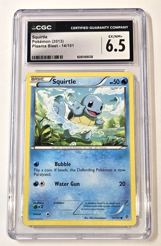 Squirtle graded CGC 6.5 for sale on eBay