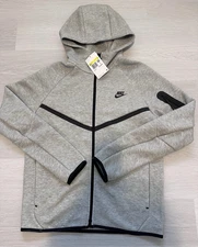 Nike Tech Fleece Hoodie Full Zip Grey Men's Size Small