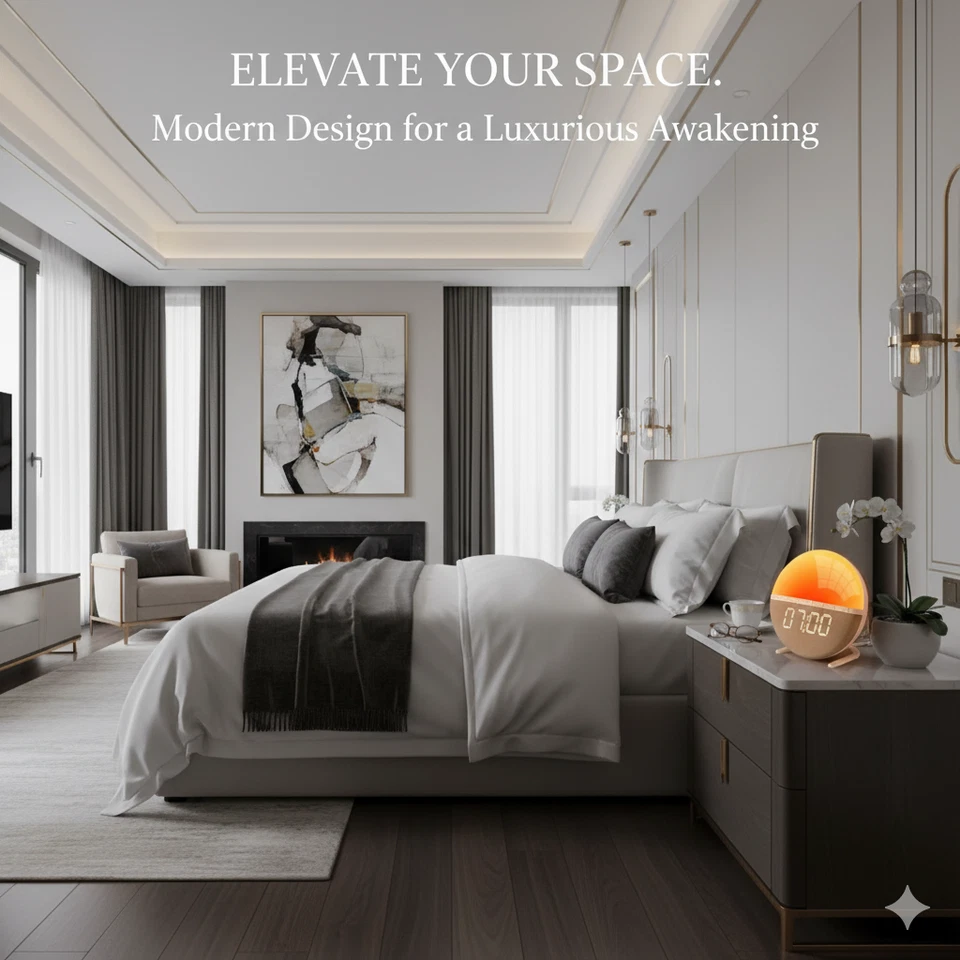 Sunrise Alarm Clock Wake Up Light - Image 2 of 4