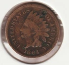 US Rare Old West 1864 Indian Head Penny Coin Collection Civil War Shield Cent 🔥