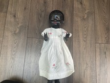  Vintage 1950's Pedigree Black Hard Plastic Walker Doll 21”