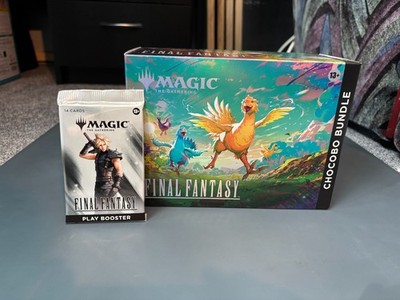 Magic The Gathering MTG Final Fantasy Chocobo Bundle & Free Booster English